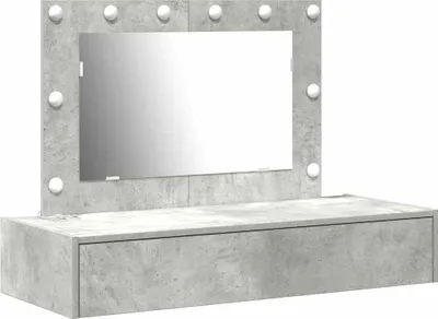 Obrázok produktu pre vidaXL Toaletný stolík so zásuvkami sivý 100 x 40 x 70 cm materiál na báze dreva