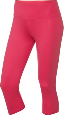 Produktbild von Crivit Damen Funktionscapri Schnelltrocknend und feuchtigkeitsableitend Rosa M