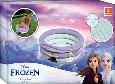 Produktbild von Mondo Frozen Kinderpool aufblasbar 3-Ring 60cm Vinyl Schwimmbad