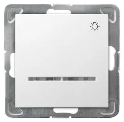 Obrázok produktu pre Ospel ŁP-5YS/m/00, Biela, IP20, 250 V, 10 A, 71 mm, 40 mm