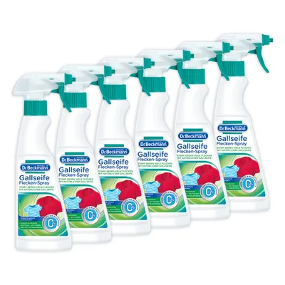 Produktbild von Dr. Beckmann Gallseife Flecken-Spray | Mit echter, natürlicher Gallseife | 6x 250 ml