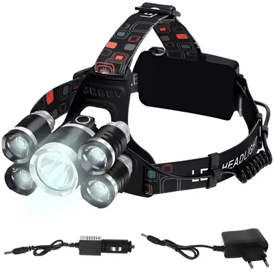 Immagine prodotto di Torcia a led Cree T6 5Xled6800Mah