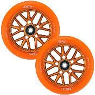 Obrázek produktu pro Kolečka na koloběžku – 120 mm – Delux – oranžová/oranžová – Blunt Scooters