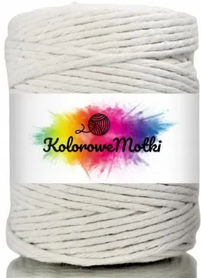Produktbild von KoloroweMotki Natur Makramee Garn 20m 3mm Einfach gezwirnt