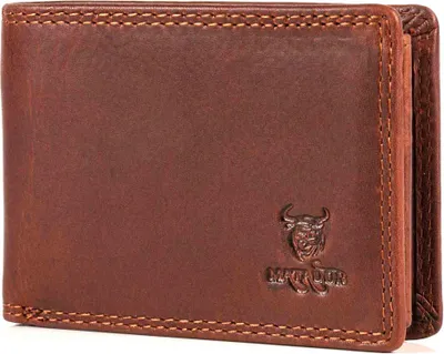 Produktbild von MATADOR BILBAO Geldbörse Herren Leder Portemonnaie RFID Braun