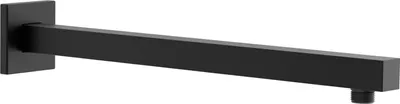 Immagine prodotto di Braccio doccia Rainsworth 400 MM in ottone Braccio doccia a parete per soffione, supporto per soffione a pioggia, nero