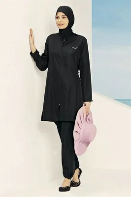 Produktbild von Hasema Burkini, Bademode, Hijab,Badeanzug, Tesettür Mayo, Swimwear N-616
