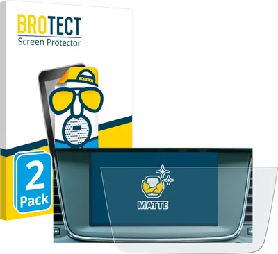 Produktbild von 2x BROTECT Schutzfolie für Opel Grandland X Hybrid 2020 IntelliLink 5.0 Displayschutz Displayschutzfolie Folie Matt Entspiegelungsfolie