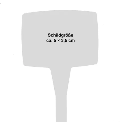 Produktbild von 24 Pflanzenschilder 20cm Stecker Preisschildhalter Etikettenhalter Kunststoff