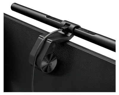 Produktbild von BenQ Screenbar Monitor, Schwarz, Aluminium, Polycarbonat (PC), 930 lm, Tasten, 1 cm, 3 cm