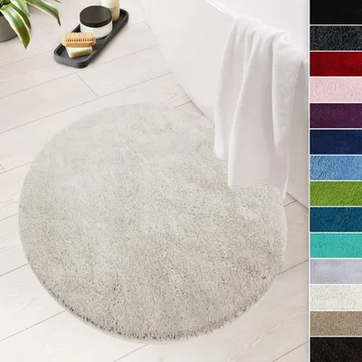 Zdjęcie produktu dla Dywanik kąpielowy Sky Soft Ivory Cream o średnicy 95 cm