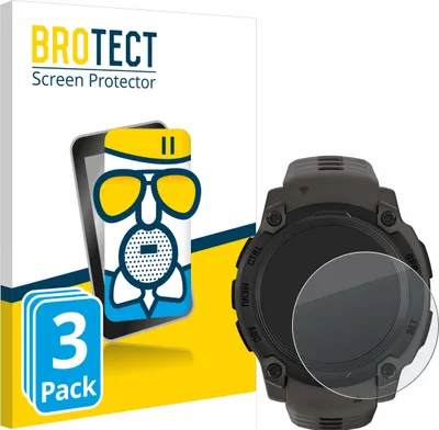 Produktbild von 3x BROTECT Entspiegelungs Schutzglas für Garmin Instinct E (40 mm) Schutzfolie Panzer Folie Glas Display Schutz matt
