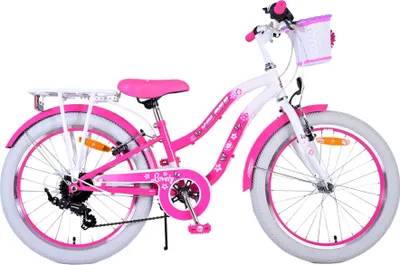 Image de Vélo enfant Volare Lovely - Filles - 20 pouces - Rose - 7 vitesses