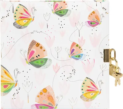 Produktbild von Goldbuch Tagebuch mit Schloss Mariposa 16,5x16,5 cm 96 weiße Seiten