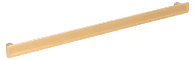 Produktbild von Griff für Möbel aus Zinklegierung, Lochabstand 320 mm, mit Aluminiumabdeckung, Messing