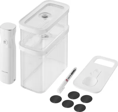 Produktbild von ZWILLING Fresh & Save, Transparent, Weiß, Tasten, Box, 2 Stück(e), 5 Stück(e), Bisphenol A (BPA)