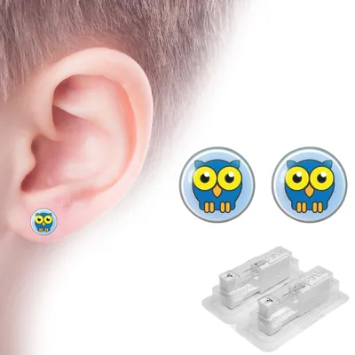 Produktbild von Medizinische Ohrstecker: Erstohrstecker „Eule“