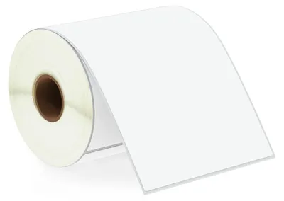 Image de Étiquettes d'expédition thermiques - Perforées - 102 x 127 mm - 350 pièces - Rouleau