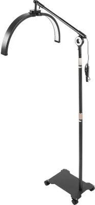 Immagine prodotto di Lampada ad anello LED a forma di mezzaluna - 25 Inch - 36 Watt - Illuminazione regolabile per studio, ideale per il trucco