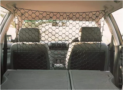 Immagine prodotto di Autonet - Griglia divisoria per cani per auto - Viaggio sicuro - Fissaggio universale - 19,5 x 12 x 4 cm - Nero