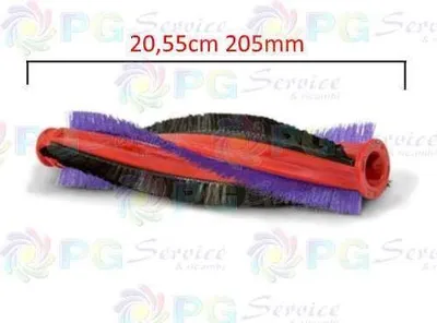 Image de Brosse principale de rechange pour aspirateur sans fil : brosse cylindrique ronde de 185 mm de long pour Dyson DC58, DC59, DC62, SV03, V6, SV06, SV07 ; remplace la référence 963830-01 / Aspirateurs sans fil