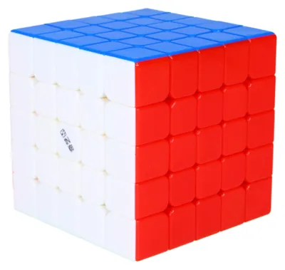 Imagen del producto de QiYi MS, cubo mágico 5x5x5, sin pegatinas, con imanes