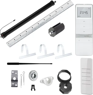 Produktbild von Komplett-Set | PR4 13/14-40 inkl. Funk-Timer Exquisit Handsender | 13Nm = Zugkraft bis 36Kg | 40mm Achtkant Welle | Wellenlänge 100 | Rolladenmotor, Rolladenantrieb