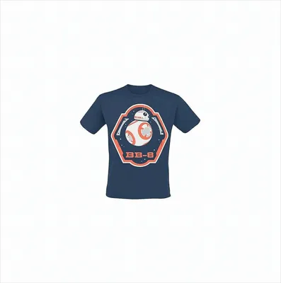 Produktbild von Star Wars T-Shirt -M- BB-8 und Stars, blau