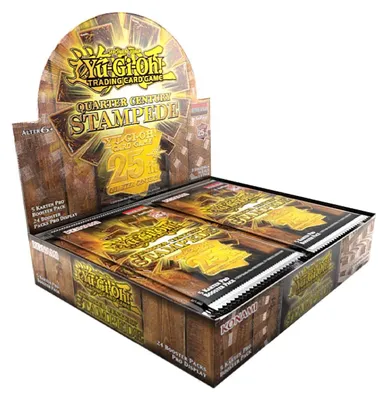 Produktbild von Yu-Gi-Oh! TCG Quarter Century Stampede Booster Display (24) *DE*