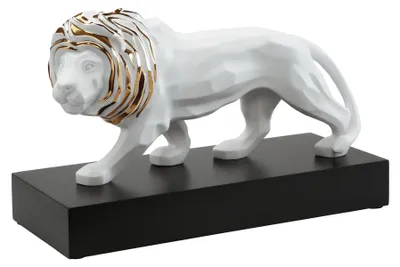 Image de Goebel Studio 8 LArt dObjets ST8 P Lion blanc-or 30800181 Neuheit 2022