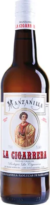 Produktbild von La Cigarrera Manzanilla Sherry 0,75l alc. 15 Vol.-%, Sherry Spanien