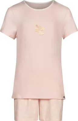 Produktbild von SKINY Mädchen Schlafanzug Set 2 tlg.- Every Night in Skiny,  Pyjama kurz, Kinder, Streifen, 140-176 Rosa 164