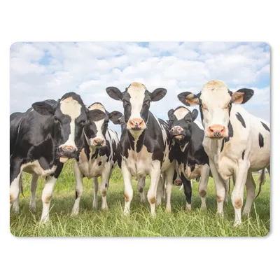 Produktbild von MuchoWow® Mauspad Mousepad Kühe - Weide - Tiere - Natur - Gras 23x19 cm - Mousepads - Maus Mat - Pad - Mausunterlage - Schreibtischunterlage - Mauspad