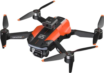 Produktbild von RC Drohne Dual-Kamera Gps Positionieren HD 6k Luftaufnahme Langausdauer Mini Quadcopter Orange