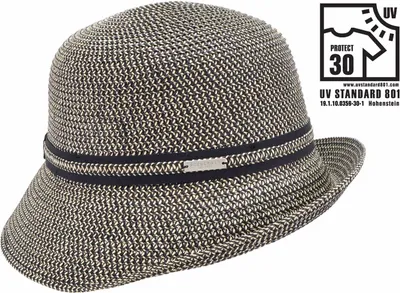 Seeberger knautschbare asymmetrische Glocke mit UV Schutz 30 in schwarz