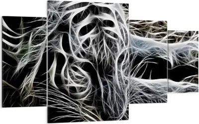 Produktbild von Bild auf Leinwand - Leinwandbild - Abstraktion modern - 160x90cm - Wand Bild - Wanddeko - Leinwanddruck - Bilder - Kunstdruck - Wanddekoration - Leinwand bilder - Wandkunst - DL160x90-3561