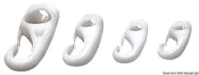 Produktbild von Nylon Haken Knotenbefestigung 10 mm Osculati 63.176.10