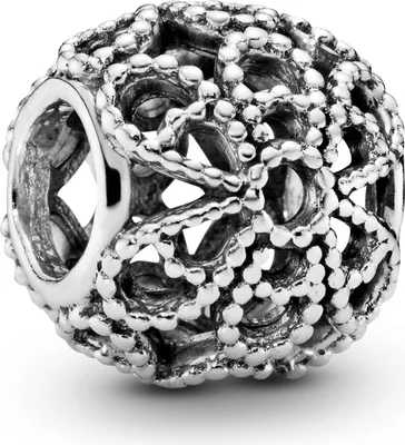 Produktbild von Pandora Offen gearbeitetes Metallperlen-Blüten Charm 791282 Anhänger