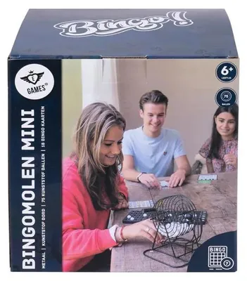 Produktbild von Angel Sports Bingotrommel - Metall Bingo Spiel Komplettset 75 Kugeln
