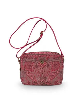 Produktbild von Pip Studio - Grote Crossbody tas 'Kyoto Festival' - Donkerroze
