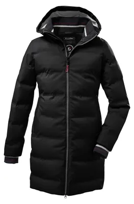 Obrázok produktu pre Zimný kabát Parka značky Killtec pre dievčatá, model Kow 196 Grls Qltd Ct, s výplňou imitujúcou páperie a kapucňou