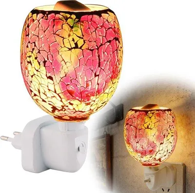 Produktbild von Elektrische Duftlampe - 220V - Glasdesign - Rauchfreier Duftstreuer für Zuhause - ShopFlot