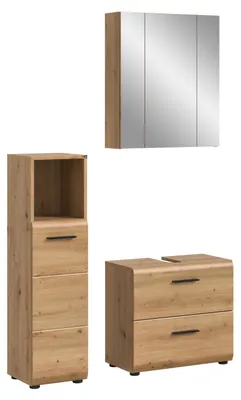 Produktbild von Ice Badmöbelset I47 Eiche Nachbildung.