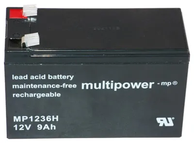 Produktbild von Multipower - MP1236H - 12 Volt 9000mAh Pb