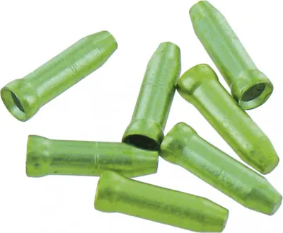 Produktbild von VAR 200 Stück Zugendkappen FR-01940 Grün 200 Grün - saubere Innenzug-Abschlüs...