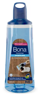 Produktbild von Bona Parkettreiniger Kartusche 850 ml für Bona Premium Spray Mop, gebrauchsfertiger und rückstandsfreier Reiniger für Holzböden