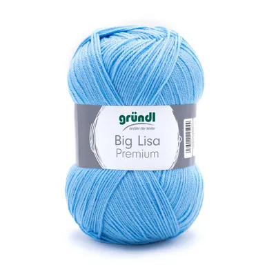 Produktbild von Gründl Big Lisa Premium  250 g/665 m Großknäuel,100% Polyacryl, 68 hellblau