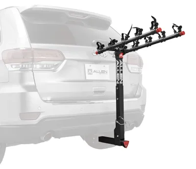 Produktbild von Fahrradträger Deluxe für 5 Fahrräder - Schnellverschluss für 50 mm Anhängerkupplung - Legierter Stahl - Schwarz