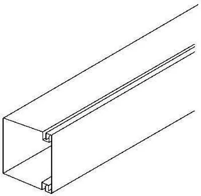 Produktbild von Kleinhuis Elektroinstallationskanal, Kunststoff, 15 x 15 x 2.000 mm, braun HKL1515.5