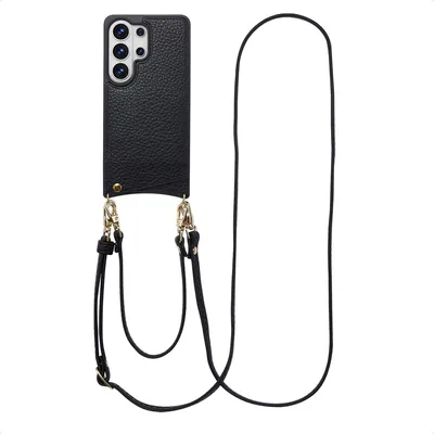 Produktbild von Selencia Nova HandyHülle mit Kordel und Kartenhalter Samsung Galaxy S26 Ultra - Schwarz